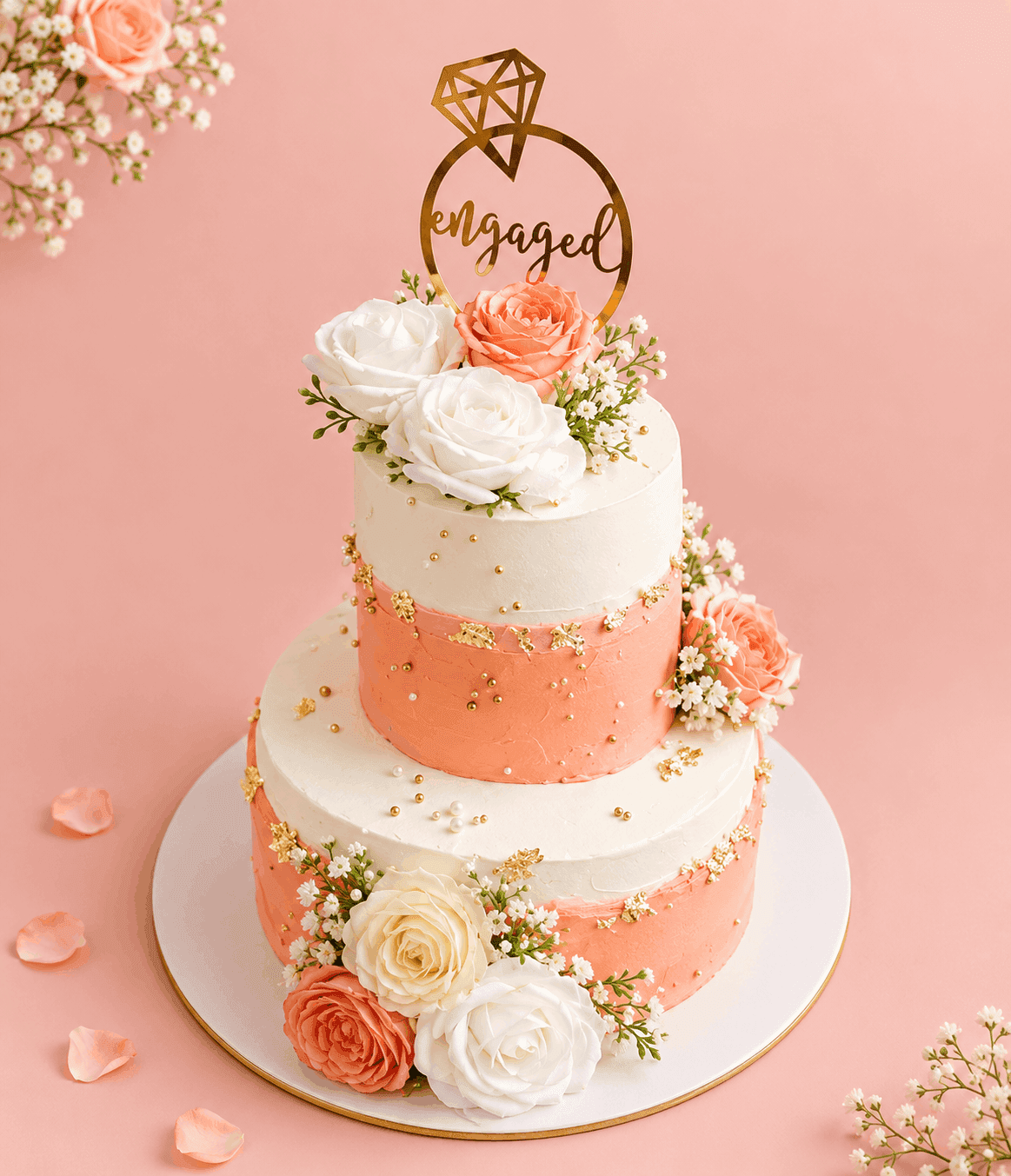 Engagement cake
