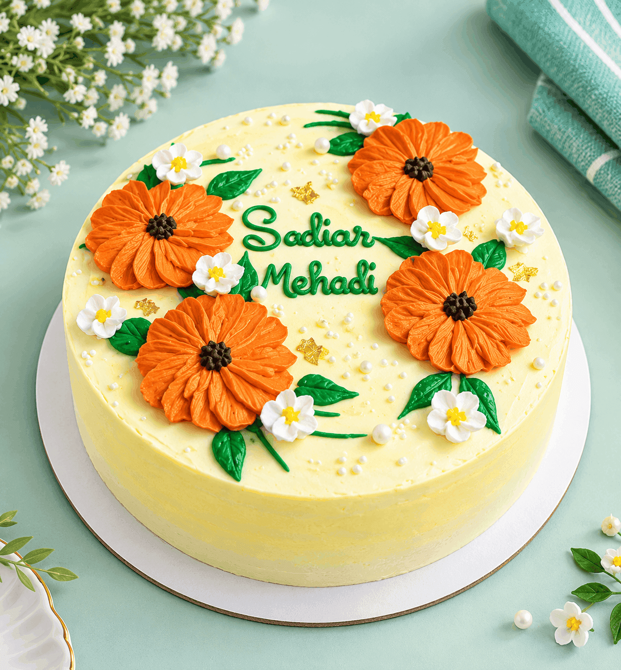 Haldi / Mehendi cake